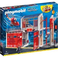 Playmobil City Action Stor Brandstation - 9462 - Red - ONE SIZE