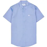 Makia Anchors Shirt - Blue - M
