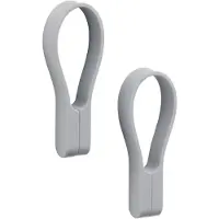 Zone Denmark Loop pyyhekoukku magneetti 2 kpl. Gull grey