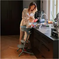 Cybex Lemo Training Tower Set -seisontajakkarasetti tuoliin, Suede Grey