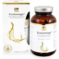 Raw Organic Ecolomega kalaöljy 120 kaps.