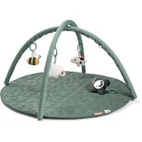 Done by Deer Activity Play Mat Tiny Farm Green - Green - Ø 90X H 48CM