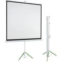 NILS Projector Screen Stand Projection Screen ETPR1515R/ECO (manually expandable; 147 x 147 cm; 1:1; 84")