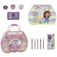 Gabby's Dollhouse Gabbyn Nukketalo Värityssetti Salkku