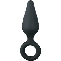 Easytoys Anal Collection Pointy Plug S - anustappi (musta) - pieni