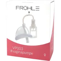 Fröhle VP003 - vaginaimupumppu sondilla - läpinäkyvä
