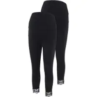 Mamalicious MlEliana Legging 2-pack Black S