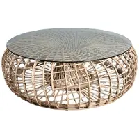 Cane-Line Nest jakkara/sohvapöytä Suuri luonnollinen