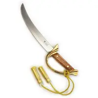 Claude Dozorme champagne Sabre Napoleon olive wood