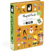 Janod Magneti'book - 4 Seasons - 115 Magnets - Multi/patterned - ONE SIZE