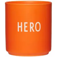Design Letters suosikkikuppi 25 cl Hero-orange