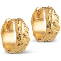 Enamel Copenhagen Nela Hoops - Gold - ONE SIZE