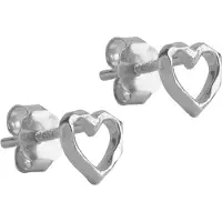 Enamel Copenhagen Organic Heart -hopeakorvakorut