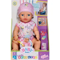 Baby Born Nukke Lena kissapuvussa, 36 cm
