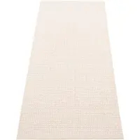 Pappelina , Emm matto 70 x 240 cm Vanilla/White Metallic