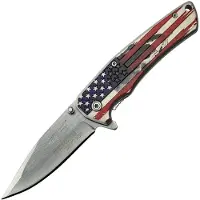 Mtech American Flag Framelock A/O