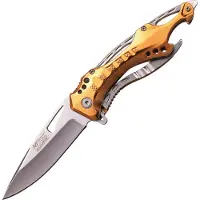Mtech Linerlock Gold A/O