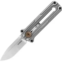 Kershaw Cybernet 2046 Two-Tone D2, Stonewashed Steel, utility pocket knife
