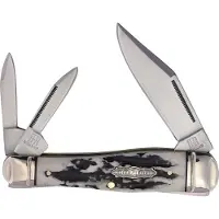 Rough Ryder Whittler Black Stag Bone