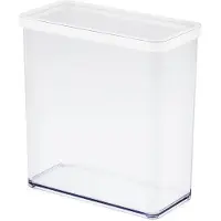 Rotho Premium Loft säilytyspurkki 3,2 l suorakaide läpinäkyvä