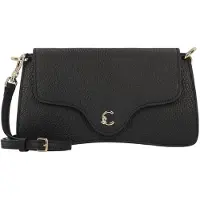Coccinelle C-Me Crossbody-laukku Nahka 22 cm Musta