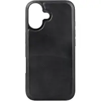 Ginza.se Buffalo Magseries iPhone 16 Black nahka suojakuori