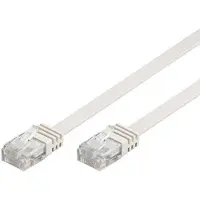 Wentronic LAN CAT 6 UTP Flat - Valkoinen - 3 meter
