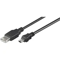 Pro USB 2.0 A/MiniUSB B (5 nastaa) - 0,30 m
