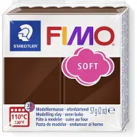 Staedtler FIMO Pehmeä polymeerisavi - -Uunin leivontasavi korujen kuvanveistoon askartelusuklaa 8020-75