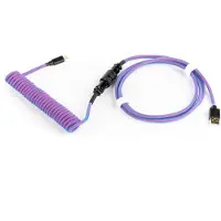 Dutzo Coiled Aviator USB-C cable - Purppura - Päivitä lisävarusteita - Violetti