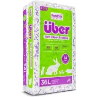 Über Paper Bedding 36 L Purple/White w/Lavender Scent