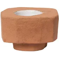 Ferm Living Kurinu kynttilänjalka Terracotta