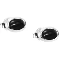 Efva Attling Love Bead korvakorut Silver Onyx 12-100-01574-0000