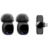 Lippa Pro 2-pack langaton melua vaimentava mikrofoni, USB-C