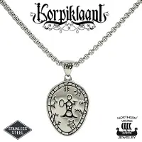 Northern Viking Jewelry Northern Viking Jewellery NVJRS063 Korpiklaani noitarumpu kaulakoru