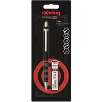 Rotring Tikky Mechanical Pencil Set | 0.5 mm | Lead Refills | Black Barrel