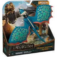 Dragons Movie Viking and Deluxe Dragon lohikäärme ja ratsastaja (lajitelma)