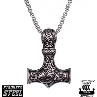 Northern Viking Jewelry NVJRS037 kaulakoru Knotwork Thorin Vasara