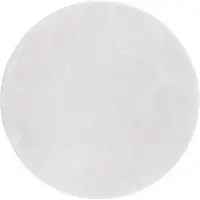KMCarpets KM Carpets Cozy Pyöreä Matto 160, White