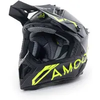 AMOQ Friction MIPS Carbon musta/hivis crossikypärä