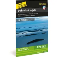 Pohjois-Karjala 1:25.000 NoColour Kirjallisuus OneSize
