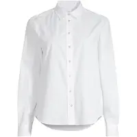 Gant for woman. 4300348 Shirt Regular Fit poplin white (36), Casual, Cotton, Long sleeve