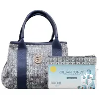 Gillian Jones Mary Bag-santorini Print Mary Kauneustarvikkeiden Setti