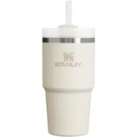 Stanley Quencher H2.O FlowState Tumbler ruostumaton tumbler-pullo ja pilli pieni Cream 2.0 1 kpl