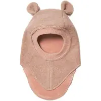 Huttelihut Balaclava Ears Wool - Pink - 48\6-12M