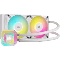 Corsair CW-9060072-WW, All-in-one-nesteenjäähdytin, 12 cm, 2400 RPM, Valkoinen