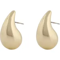 Sno of sweden Yenni Small Earring - Plain Gold