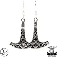 Northern Viking Jewelry Ukonvasara koukkukorvakorut NVJKK027