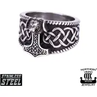 Northern Viking Jewelry Thorin Vasara Celtic Knot sormus NVJSO030_20mm