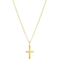Top Gold hopeinen risti kullattu 5256741500